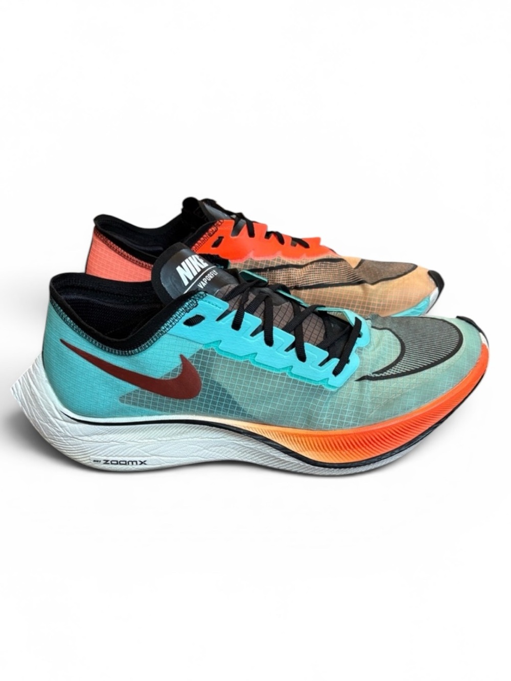 Nike ZoomX VaporFly Next% Running Shoes Men’s 12 Ekiden Aurora/Crimson
 READ